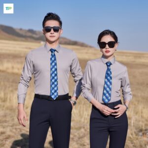 Ao so mi dong phuc mau xam nhat (4)