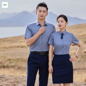 Ao so mi dong phuc mau xanh nhat (2)