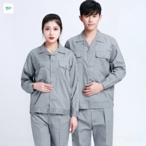 Dong phuc bao ho lao dong mau xam nhat