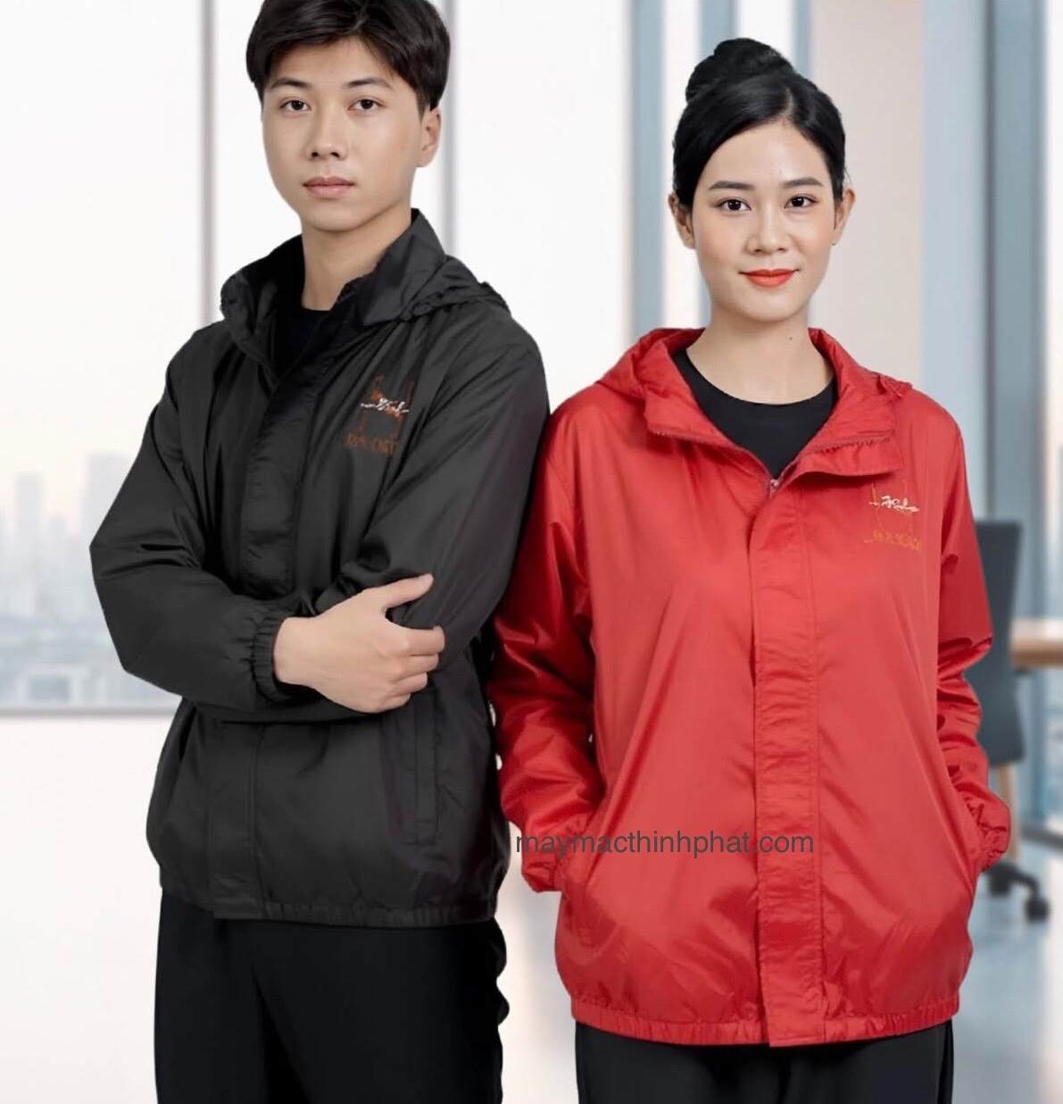Xưởng may áo gió đồng phục Xưởng may áo gió đồng phục