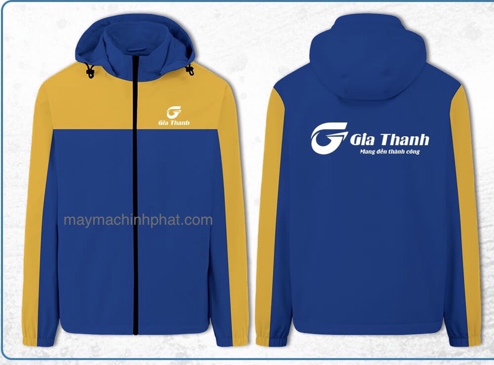 May áo khoác quảng cáo